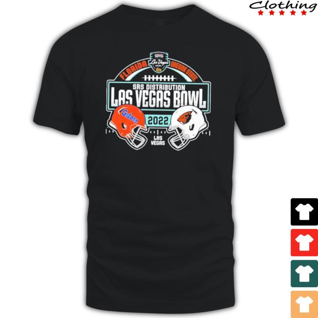 Ncaa Official Florida Gators Vs Oregon State Beavers 2022 Las Vegas Bowl Match Up shirt