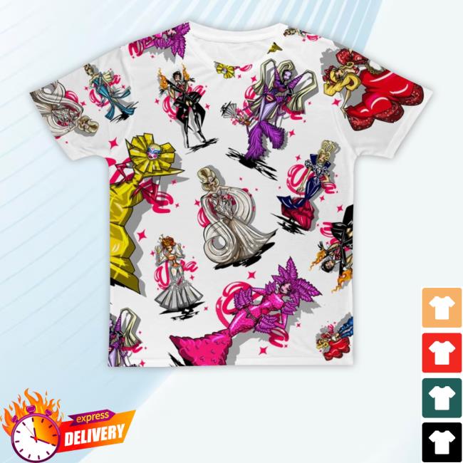 Vera Cruz All Over Print T Shirt Dragqueenmerch
