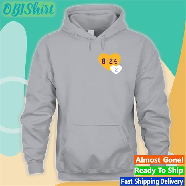 Savannah James Kobe Bryant 8 24 2 Hearts Hoodie Kobe Bryant 8 24 2 Hearts Shirt