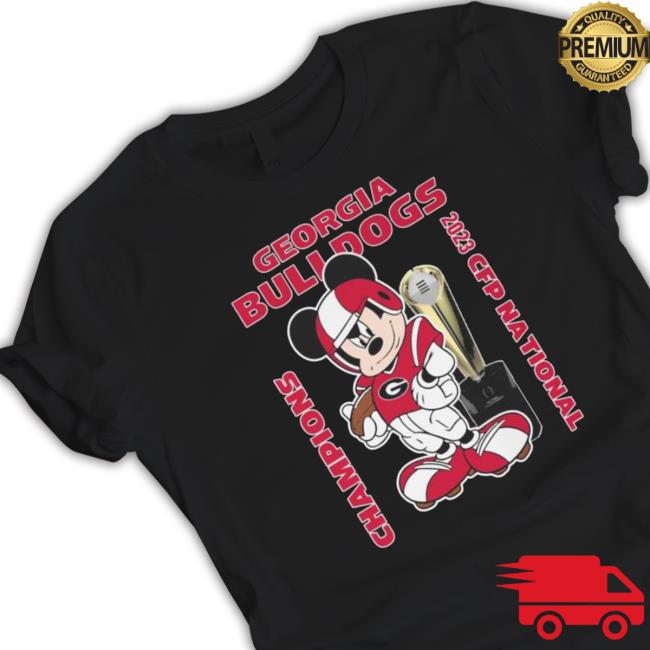 Mickey Mouse Georgia Bulldogs 2023 Cfp National Champions Sweatshirts