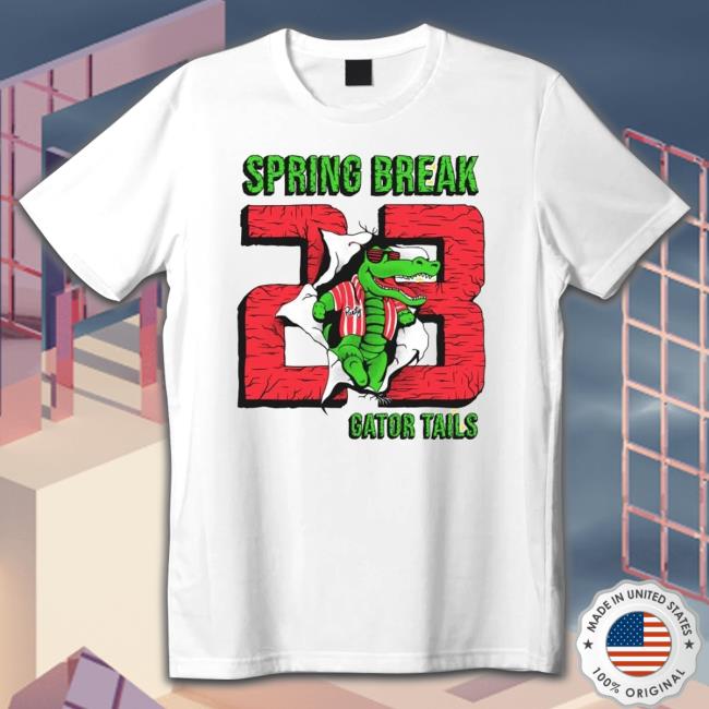 2023 Spring Break Gator Tails Hooded Sweatshirt
