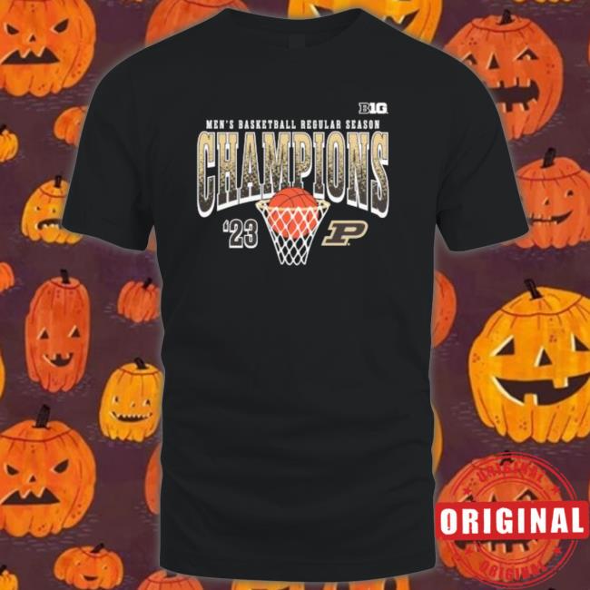 Purdue Boilermakers Big Men’S Basketball Regular Season Champions 20223 Tee Shirt