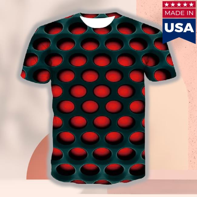Graphic T Shirts Men Circle Tshirt Anime Exaggeration 3D Shirt Printed Round Tshirts Cool Casual Tshirts Casual Short Sleeve