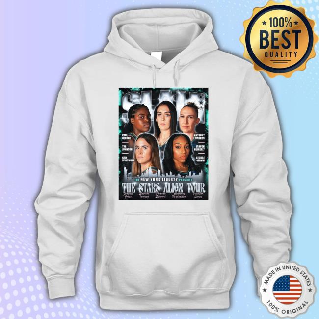 Slam 246 New York Liberty Shirt Slam 246 New York Liberty Hoodied Sweatshirt