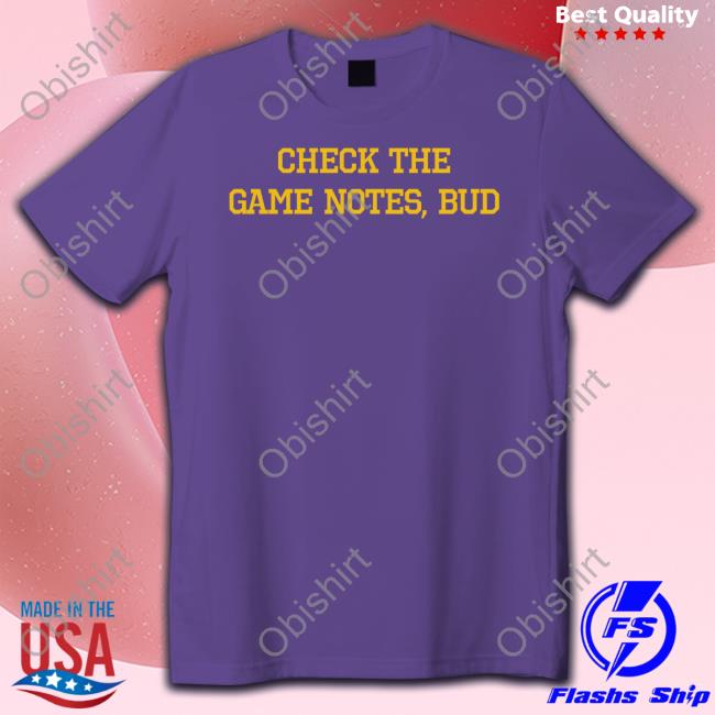Check The Game Notes Bud Sweatshirt