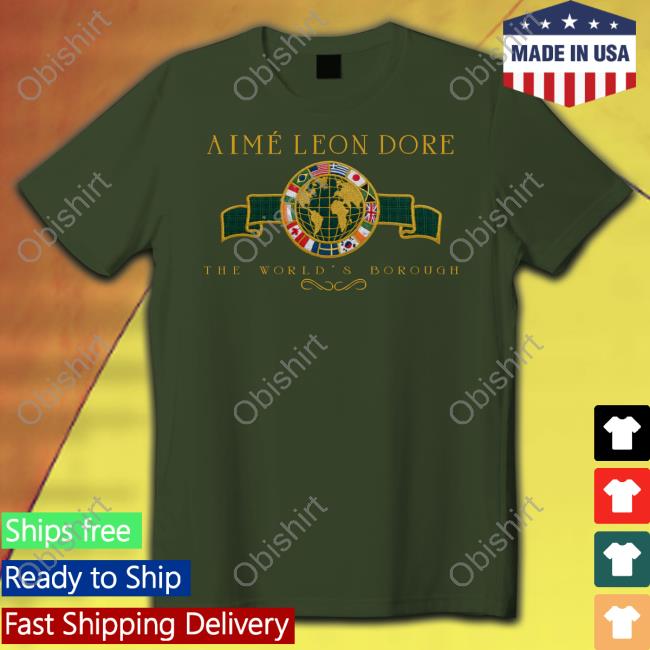 Louis Tomlinson Wearing Aime Leon Dore The World Borough Tee