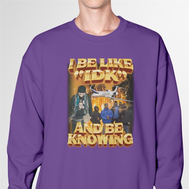 Swag Stimulus Merch I Be Like Idk And Be Knowing Hoodie Sweatshirt