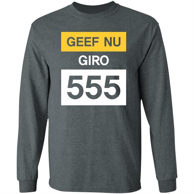 Geef Nu Giro 555 Shirt Jelle BrandtCorstius Geef Nu Giro 555 Shirt Jelle BrandtCorstius