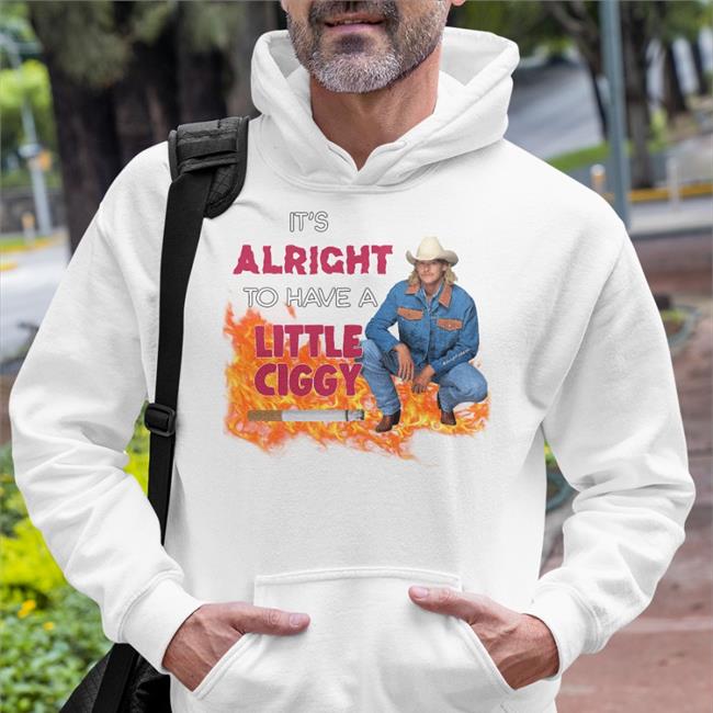 Dj Rodeo Starr It's Alright To Have A Little Ciggy New Shirt Black