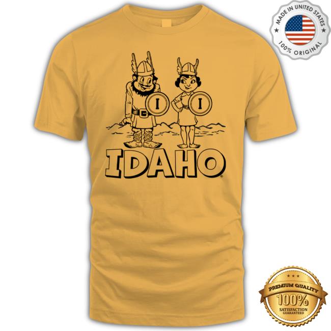 Idaho Vandals Retro Mascots Men And Woman Viking Cartoon Sweatshirt
