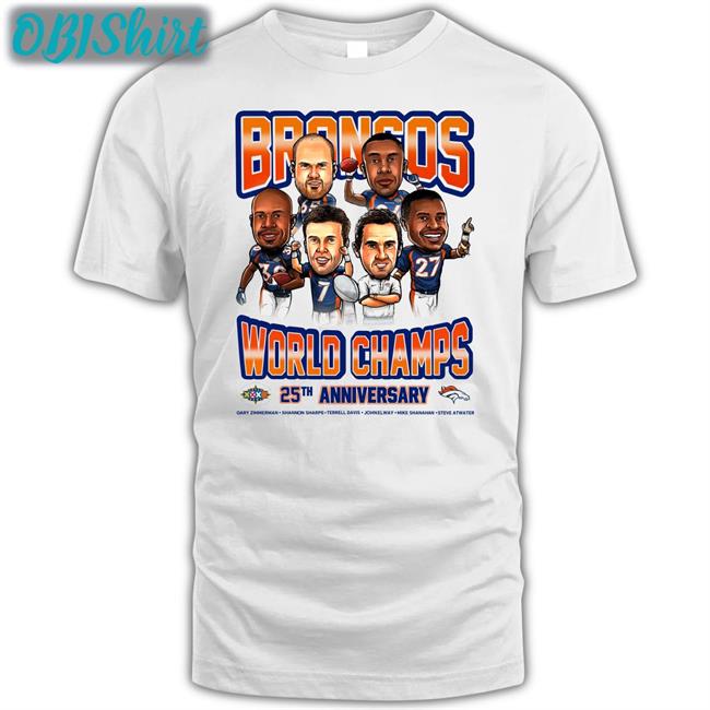 Denver Broncos World Champs 25Th Anniversary Hoodie