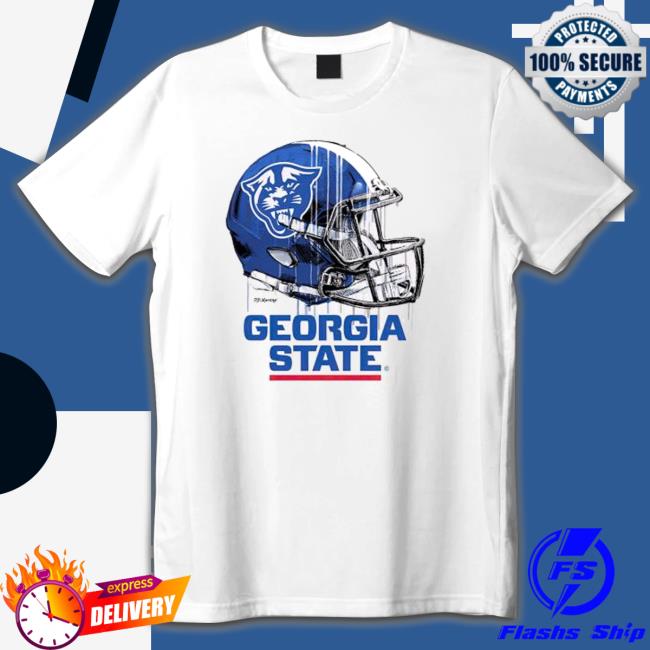 Georgia State Panthers Infant Dripping Helmet T-shirt Georgia State Panthers Infant Dripping Helmet Hooded Sweatshirt