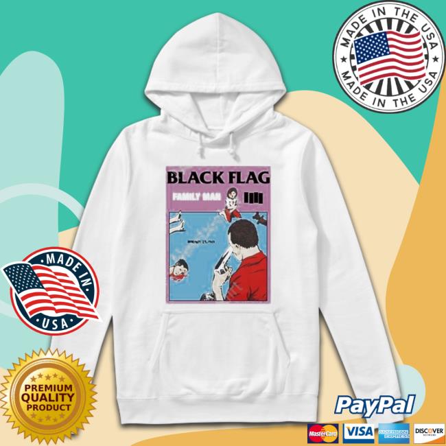 Lottareds Black Flag Family Man Crewneck shirt