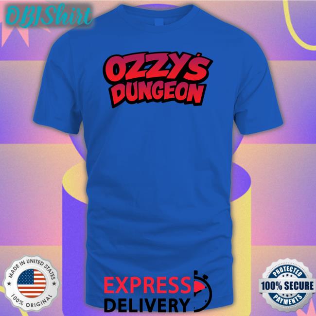Joseph Winter Wearing Ozzy's Dungeon T Shirt