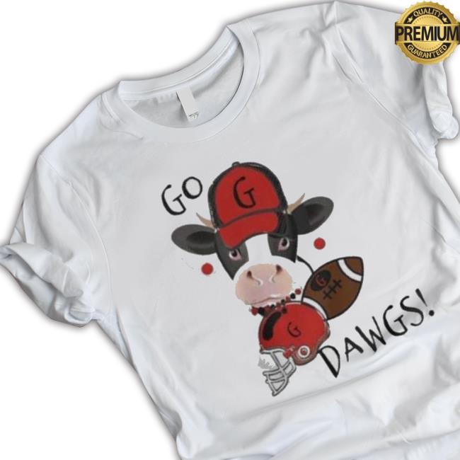 Georgia Bulldogs Cow Go Dawgs Tee