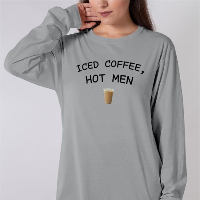 Grey Austin Yeahabsolutelyy Iced Coffee Hot Men Shirt