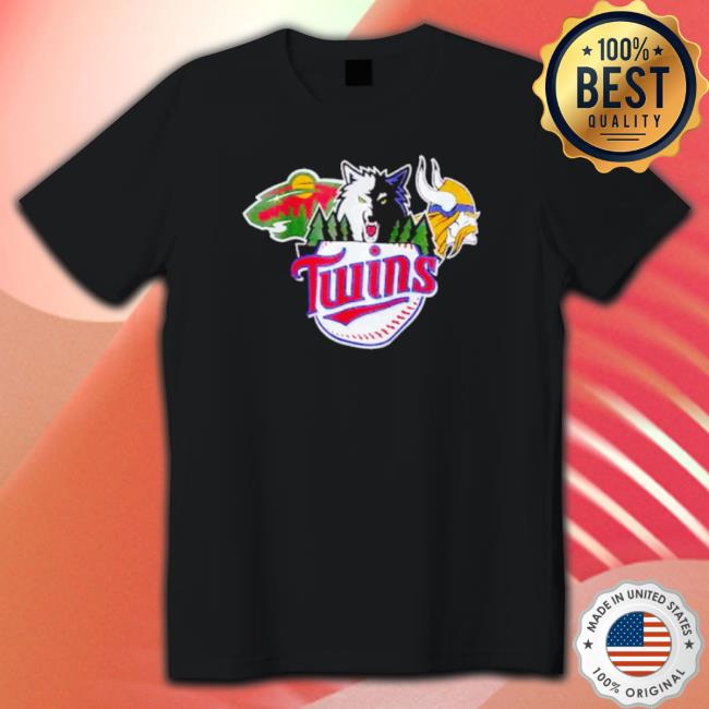 Minnesota Vikings Timberwolves Twins Wild T-Shirt