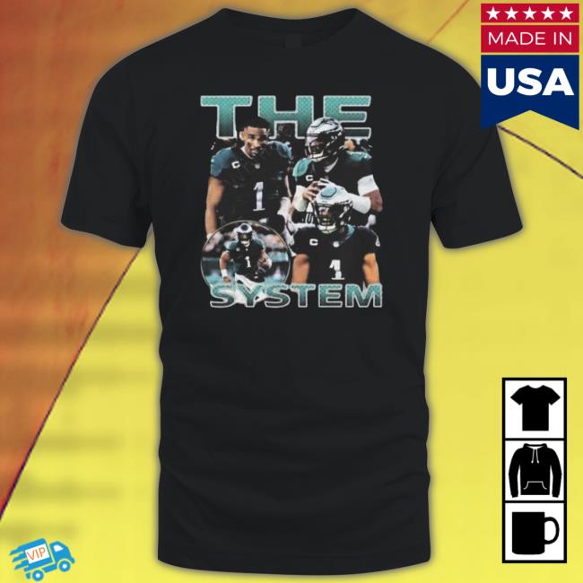 Official Jalen Hurts The System Kmc904 Shirt