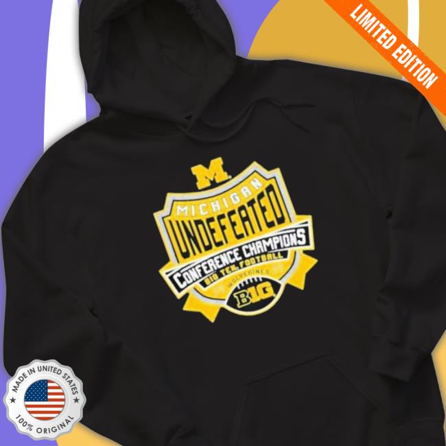 Official Michigan Wolverines Big Ten Champs 2022 Undefeated Classic Shirt Official Michigan Wolverines Big Ten Champs 2022 Undefeated shirt
