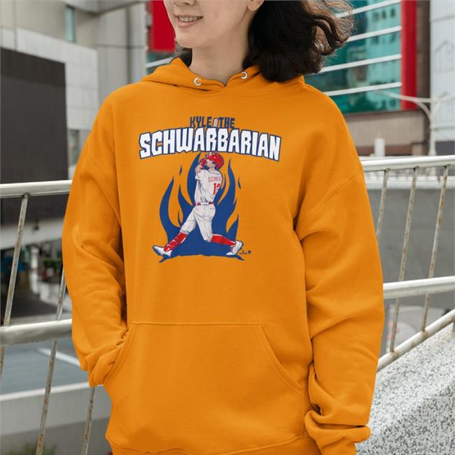 Alec Bohm Wearing Kyle The Schwarbarian Shirt