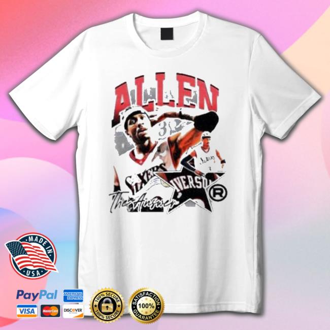 Allen Iverson The Answer Travis Scott Astroworld Classic Shirt Allen Iverson The Answer Travis Scott Astroworld Sweaters