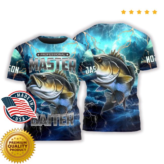 Professional Master Baiter Fishing - Personalized 3D All Over Printed Shirt
