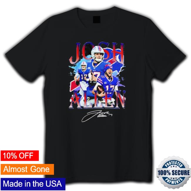 Vintage Bootleg Josh Allen Buffalo Football Signature New Art Shirt
