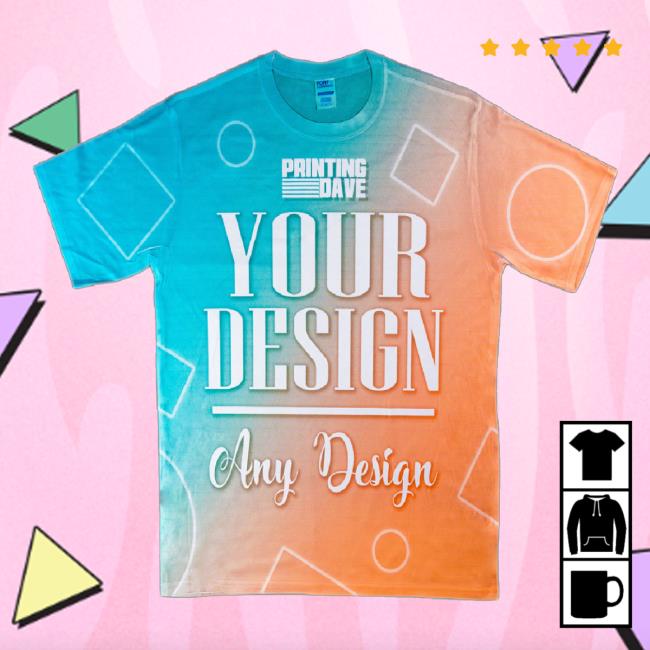 Printingdave Custom 3D 1 T-Shirt (All Over Shirt)