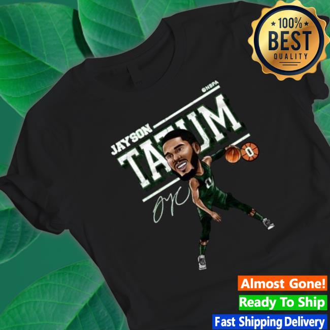 Jayson Tatum Cartoon Signature Hooded Sweatshirt