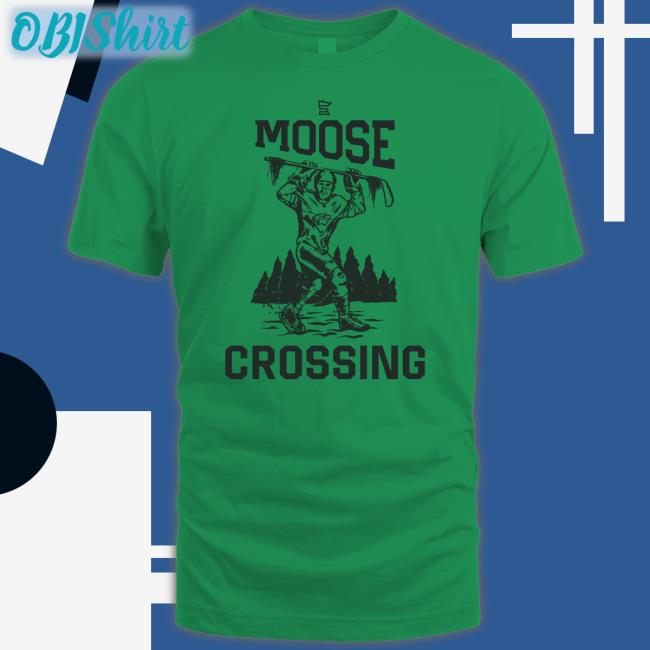 Mnwild Moose Crossing Shirt