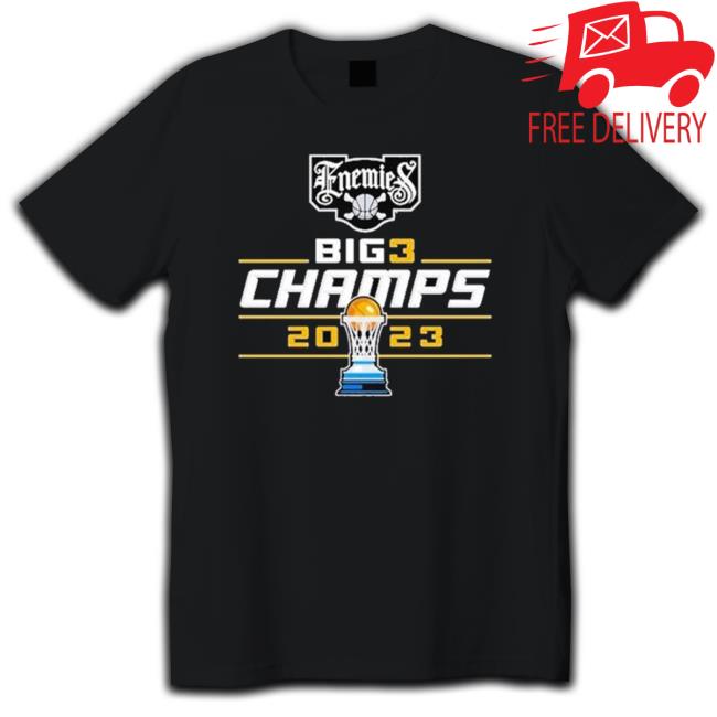 Enemies 2023 Big3 Champions Long Sleeve T Shirt