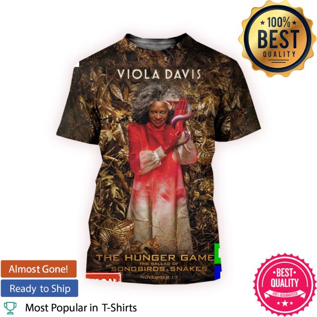 Viola Davis Stars As Volumnia Gaul In The Hunger Games The Ballad Of Songbirds And Snakes Poster All Over Print Tee Shirts