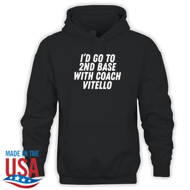 Tennessee Baseball I’D Go To 2Nd Base With Coach Vitello Long Sleeve Shirt