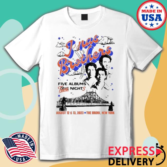Jonas Brothers Tour New York Stadium 2023 New Shirt