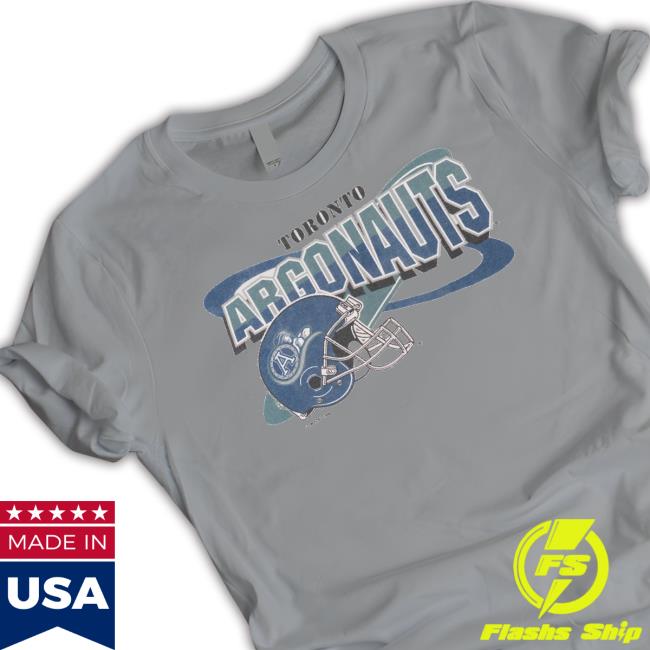 Toronto Argonauts Helmet Graphic 1999 Cfl T-Shirt White