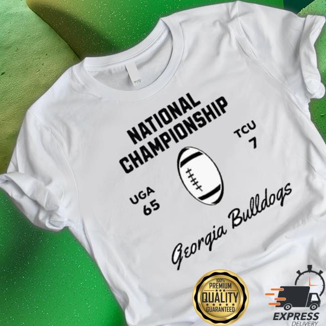 Georgia 65 Tcu 7 National Championship 2023 T-Shirt