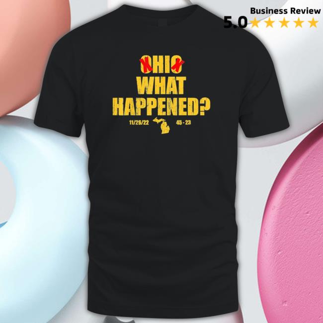 Official Ohio What Happened 11 26 22 45 23 Crewneck Sweatshirt