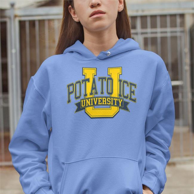 Potato Ice University Funny T Shirt