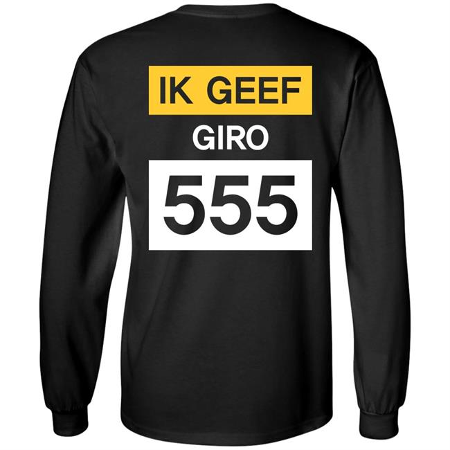 Geef Nu Giro 555 Shirt Jelle BrandtCorstius Geef Nu Giro 555 Shirt Jelle BrandtCorstius