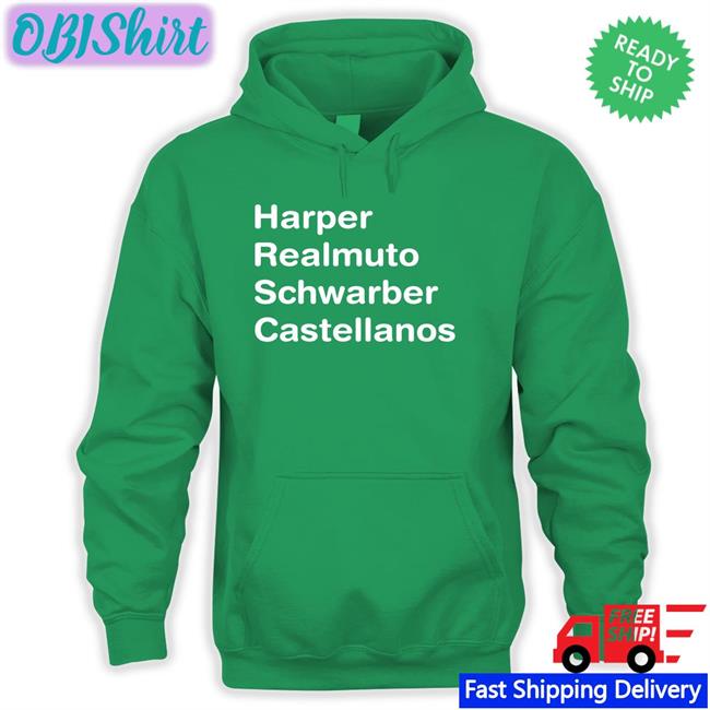 Geoff Harper Realmuto Schwarber Castellanos Tee Shirt Harper Realmuto Schwarber Castellanos Shirt