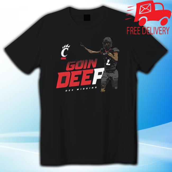 Official Cincinnati Bearcats Dee Higgins Goin’ Deep Sweatshirt