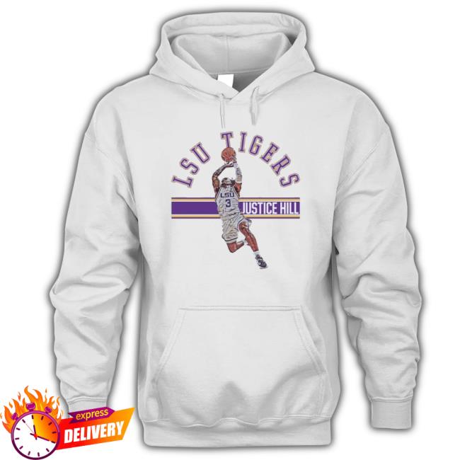 Lsu Tigers Justice Hill Dunk Long Sleeve Shirt