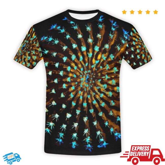 Men's Abstract Art Hikaru Mecac Short Shirt