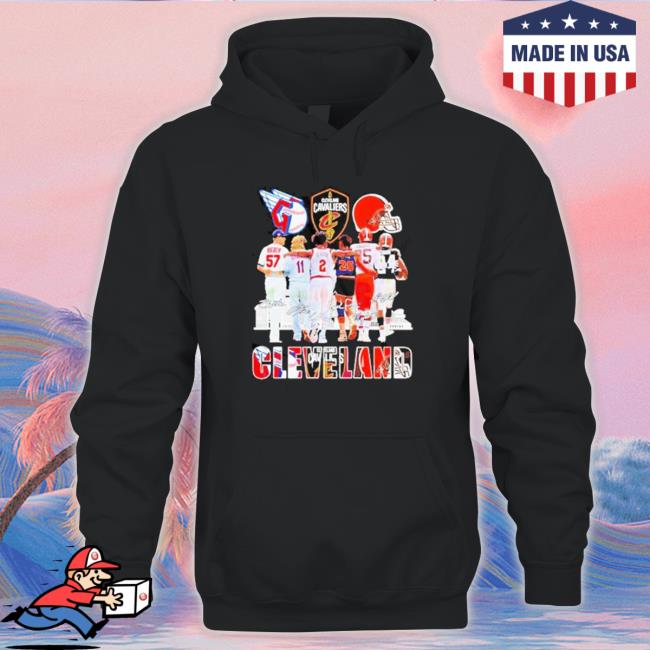 Cleveland Sports Team Logo Signature Sweatshirt