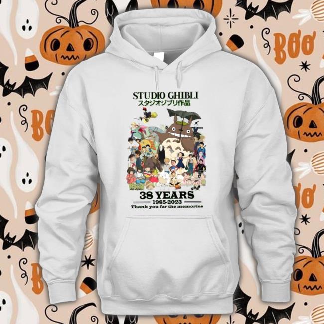 Studio Ghibli 38 Years 1985-2023 Thank You For The Memories shirt