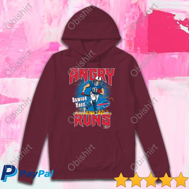 Dawson Knox Angry Runs Tank Top Homage Store Angry Runs Bills Dawson Knox Sweatshirt
