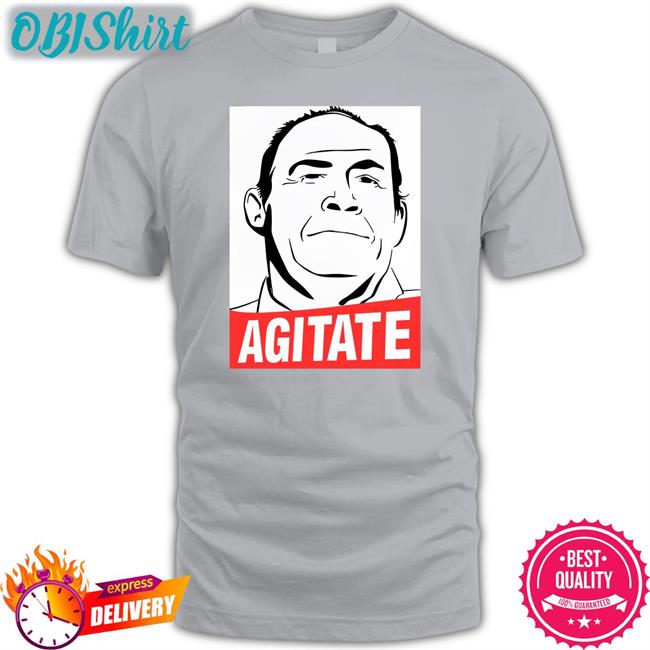 Patrick Reusse Agitate Long Sleeve Tee Shirt Heather Rule
