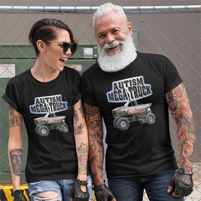 Autism Mega Truck Shirts Kelvin Walterson Autism Mega Truck T Shirt