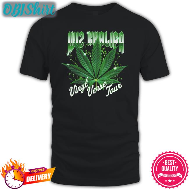 Wiz Khalifa Merch Wiz Khalifa Vinyl Verse Tour Shirt