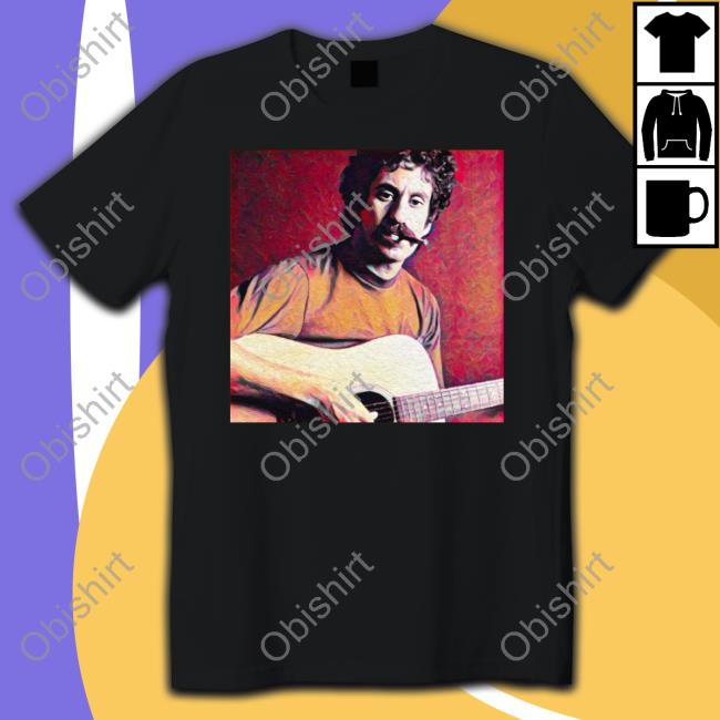 Jim Croce With Guitar Tee Matt Pinfield